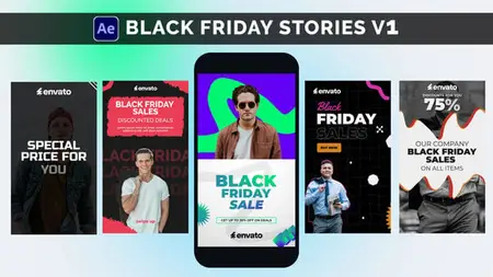 Black Friday Sales Stories - Typography 54858609