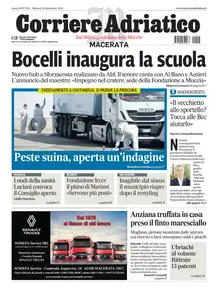 Corriere Adriatico Macerata - 24 Settembre 2024