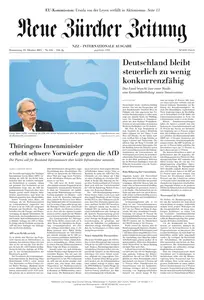 Neue Zurcher Zeitung International - 23 Oktober 2025