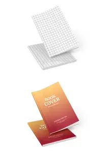 Floating Softcover Book Mockup Template 1694462368