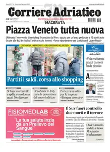 Corriere Adriatico Macerata - 5 Gennaio 2025