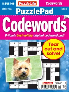PuzzleLife PuzzlePad Codewords - February 2025