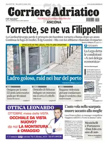 Corriere Adriatico Ancona - 22 Ottobre 2025