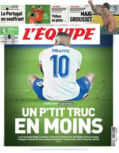 L’equipe du Mercredi 19 Juin 2024