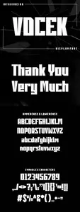 Vocek - Bold Font DPA5ZK9
