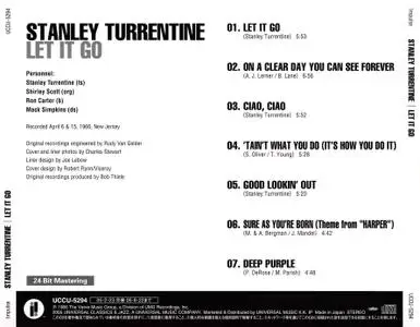 Stanley Turrentine - Let It Go (1966) {Impulse! Japan UCCU-5294 rel 2005}