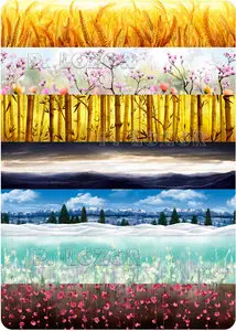 PSD Sources Nature panorama