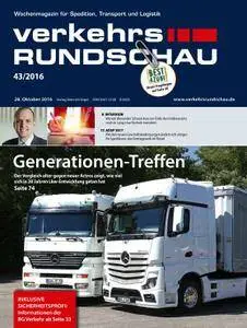 Verkehrs Rundschau - Nr.43 2016