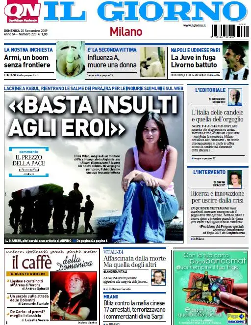 Il Giorno - QN (20-09-2009)