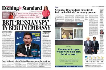 London Evening Standard – August 11, 2021
