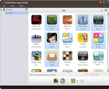 ImTOO iPhone Apps Transfer 1.0.0.20120803 Multilanguage + Portable