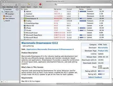 VersionTracker Pro v4.0.0.220