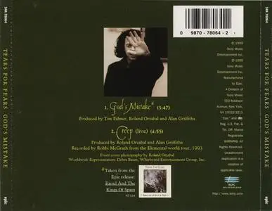 Tears For Fears - God's Mistake (US CD single) (1995) {Epic}