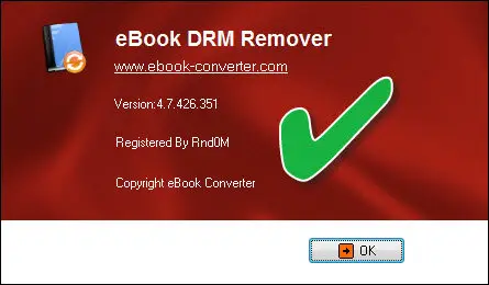 Ebook DRM Removal 4.7.426.351