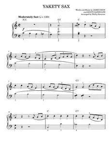 Yakety Sax - Boots Randolph (Easy Piano)