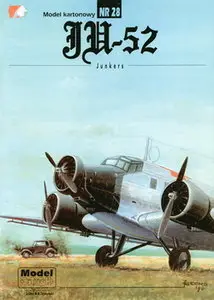 ModelCard 028 Junkers Ju-52.3m [Paper model]