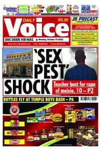 Daily Voice – 31 October 2022