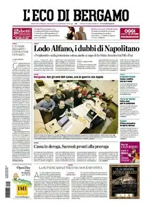 L' eco di Bergamo 23 ottobre 2010