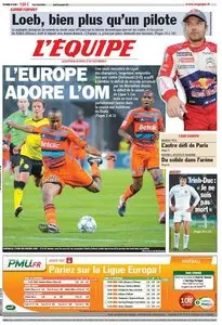 L'EQUIPE (29 Septembre 2011)
