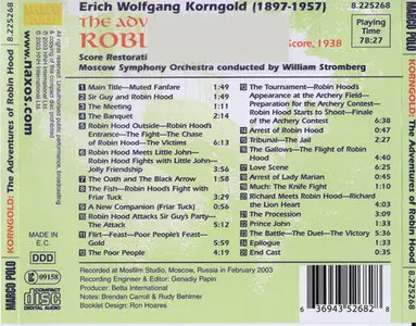Korngold - MSO, Stromberg - The Adventures of Robin Hood (2003)
