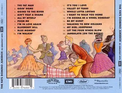 Fats Domino - The Fats Domino Jukebox: 20 Greatest Hits the Way You Originally Heard Them (2002)