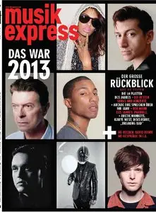 MUSIKEXPRESS - Musikmagazin Januar 01/2014