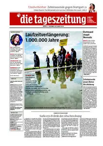 Tageszeitung TAZ vom 6 September 2010