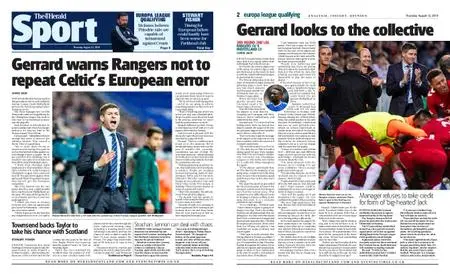 The Herald Sport (Scotland) – August 15, 2019
