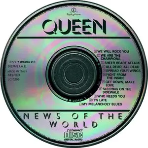 Queen - News Of The World (1977) [1993, Remaster, Digital Master Series]