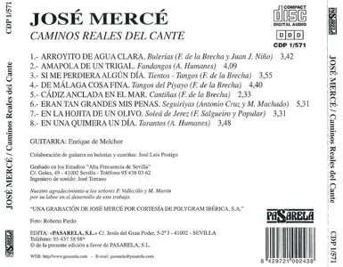 José Mercé – Caminos reales del cante (1987)