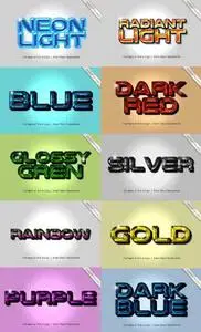 Creativemarket - Realistic 3D Text Effect Style - 4598449
