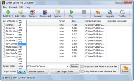 NCH Switch Sound File Converter Plus 4.79