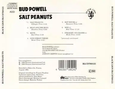 Bud Powell - Salt Peanuts (1964) {Black Lion BLCD760121 rel 1988}