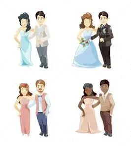 GraphicRiver - Wedding Couples