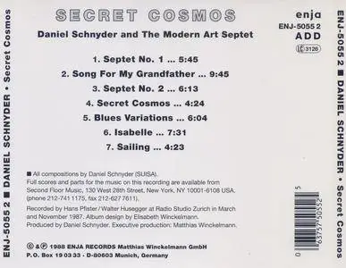 Daniel Schnyder & The Modern Art Septet - Secret Cosmos (1988) {Enja Records - ENJ-5055 2}