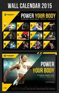 GraphicRiver Wall Calendar 2015 V07