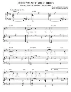 Christmas Time Is Here - Lee Mendelson, Vince Guaraldi (Piano Vocal)