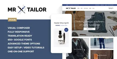 ThemeForest - Mr. Tailor v1.4.6 - Responsive WooCommerce Theme