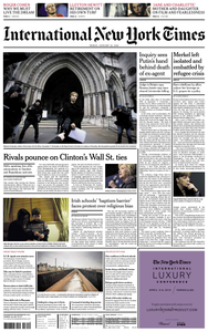 International New York Times - 22 January 2016