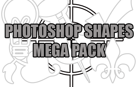 Photoshop Shapes Megapack