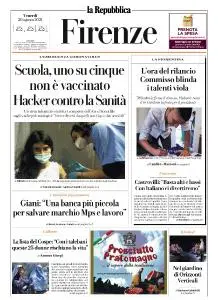 la Repubblica Firenze - 20 Agosto 2021