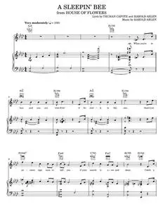 A Sleepin' Bee - Truman Capote (Piano-Vocal-Guitar)