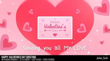 Happy Valentines Day Greeting 50425403