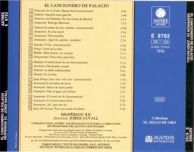 El Cancionero De Palacio - Hesperion XX - Jordi Savall
