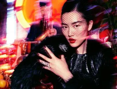 Liu Wen by Alexi Lubomirski for Vоgue Germany August 2012