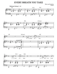 Every breath you take - The Police (Piano Vocal)