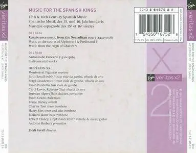 Jordi Savall & Hesperion XX - Music For The Spanish Kings (2001) {2CD Set Virgin 7243 5 61875 2 8 rec 1983}