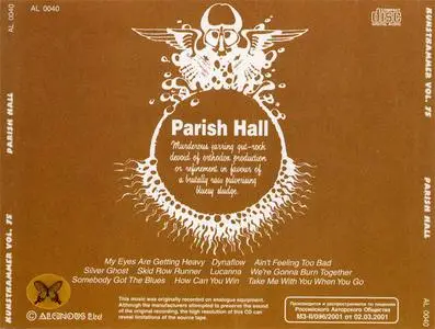 Parish Hall - s/t (1970) {2001 Alcinous Ltd.}