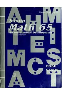 Math 65: An Incremental Development (Homeschool Packet)