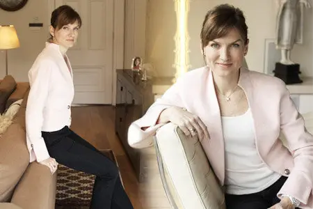 Fiona Bruce - Photoshoot At Home 2009